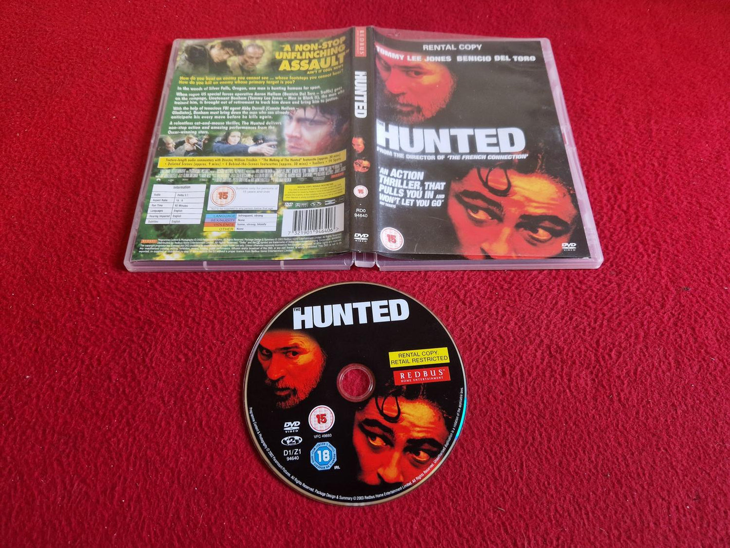 HUNTED DVD