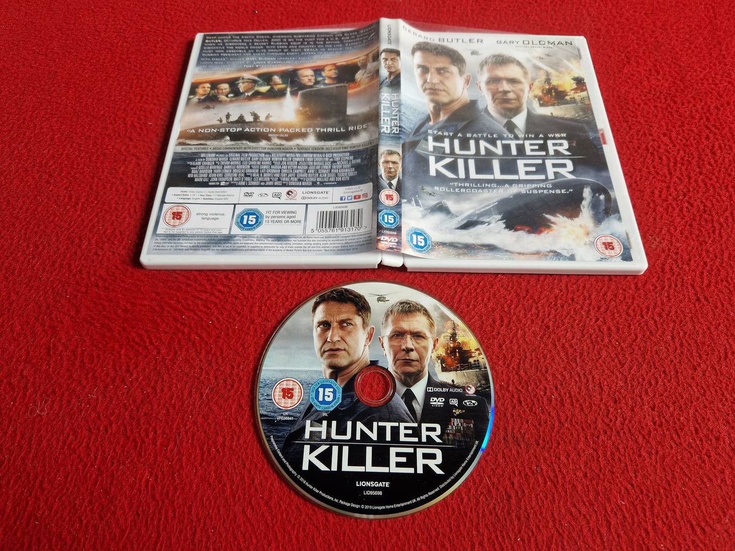 HUNTER KILLER DVD