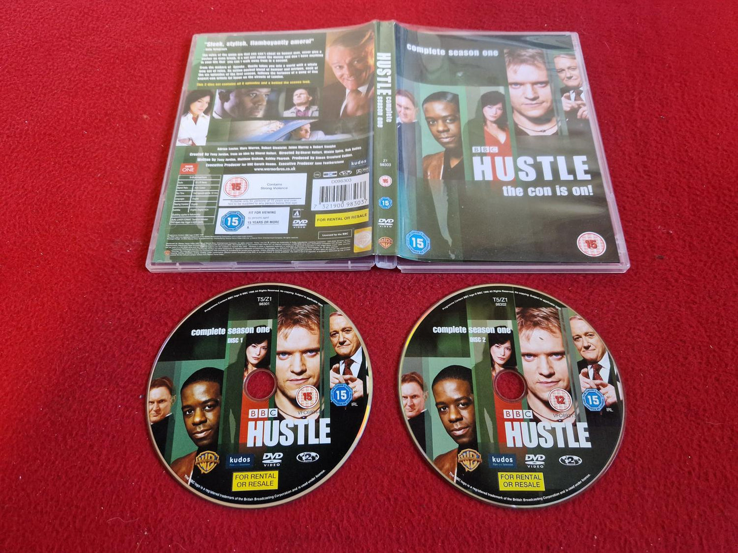 HUSTLE THE CON IS ON DVD
