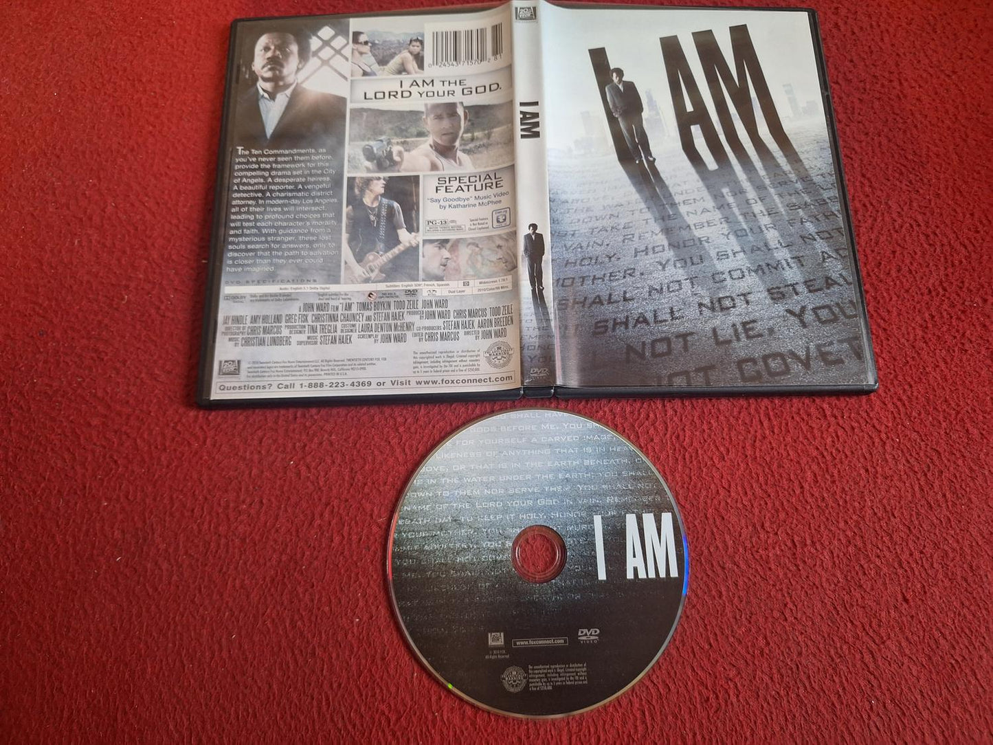 I AM [ REGION 1 / NTSC ] [ ENGELSKT TAL / TEXT ] DVD