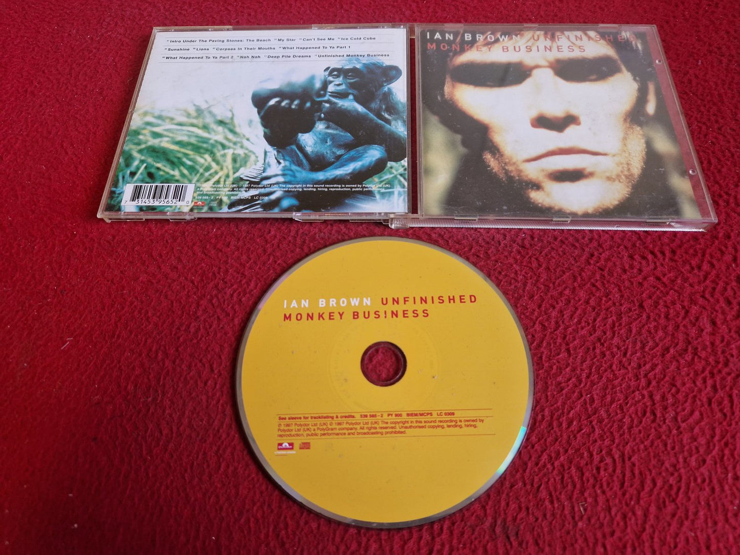 IAN BROWN UNFINISHED MONKEY BUSINESS CD