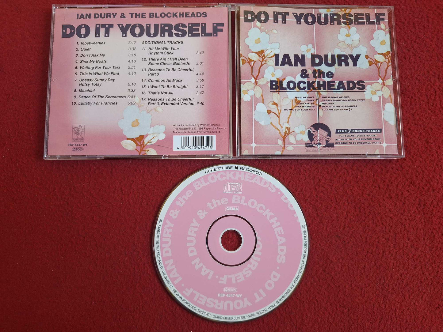 IAN DURY & THE BLOCKHEADS DO IT YOURSELF CD