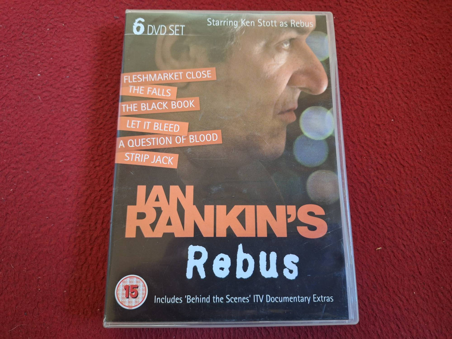 IAN RANKIN'S REBUS FLESHMARKET CLOSE / THE FALLS / THE BLACK BOOK + 3 BOX DVD