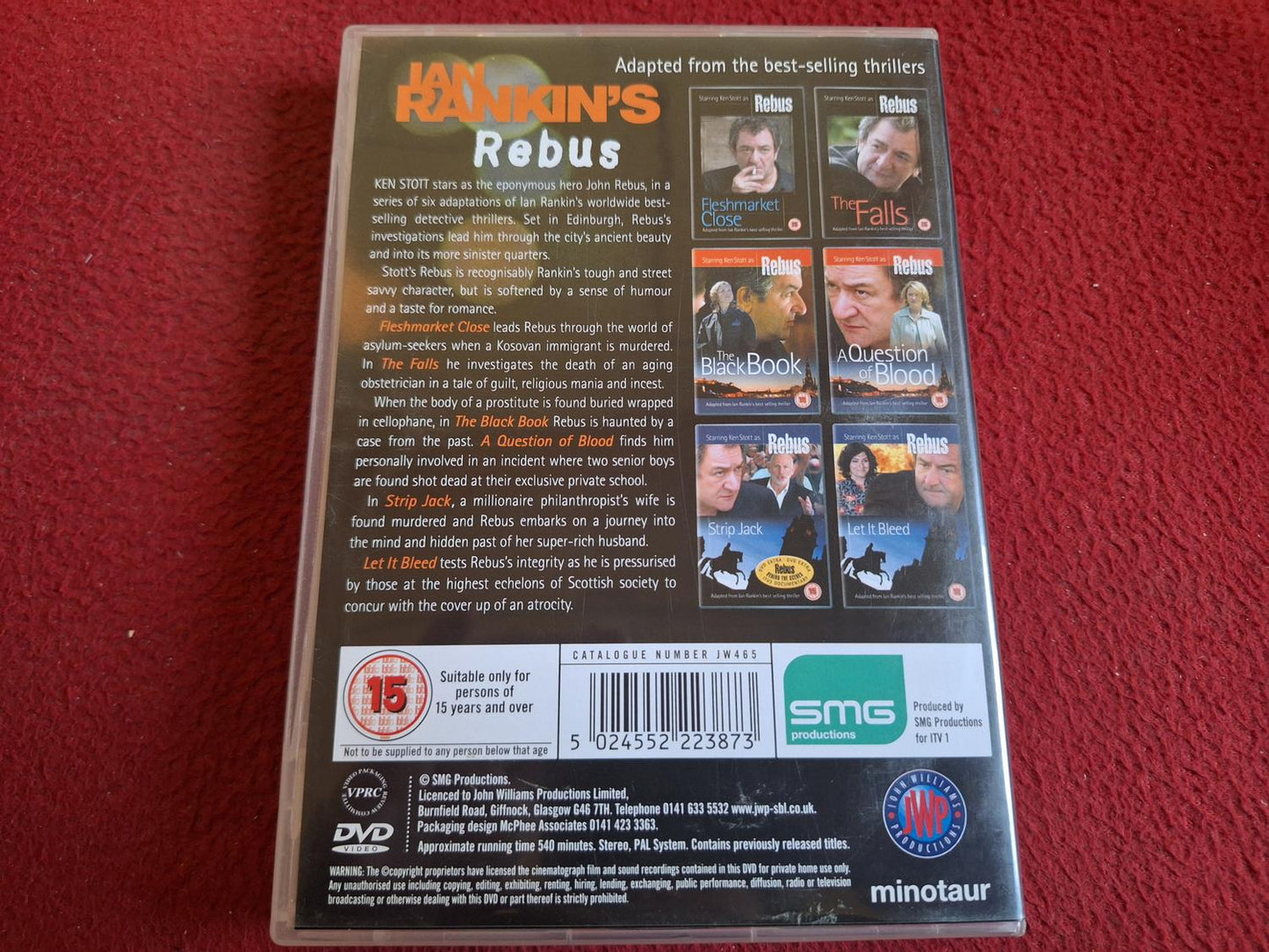IAN RANKIN'S REBUS - FLESHMARKET CLOSE / THE FALLS mfl BOX DVD