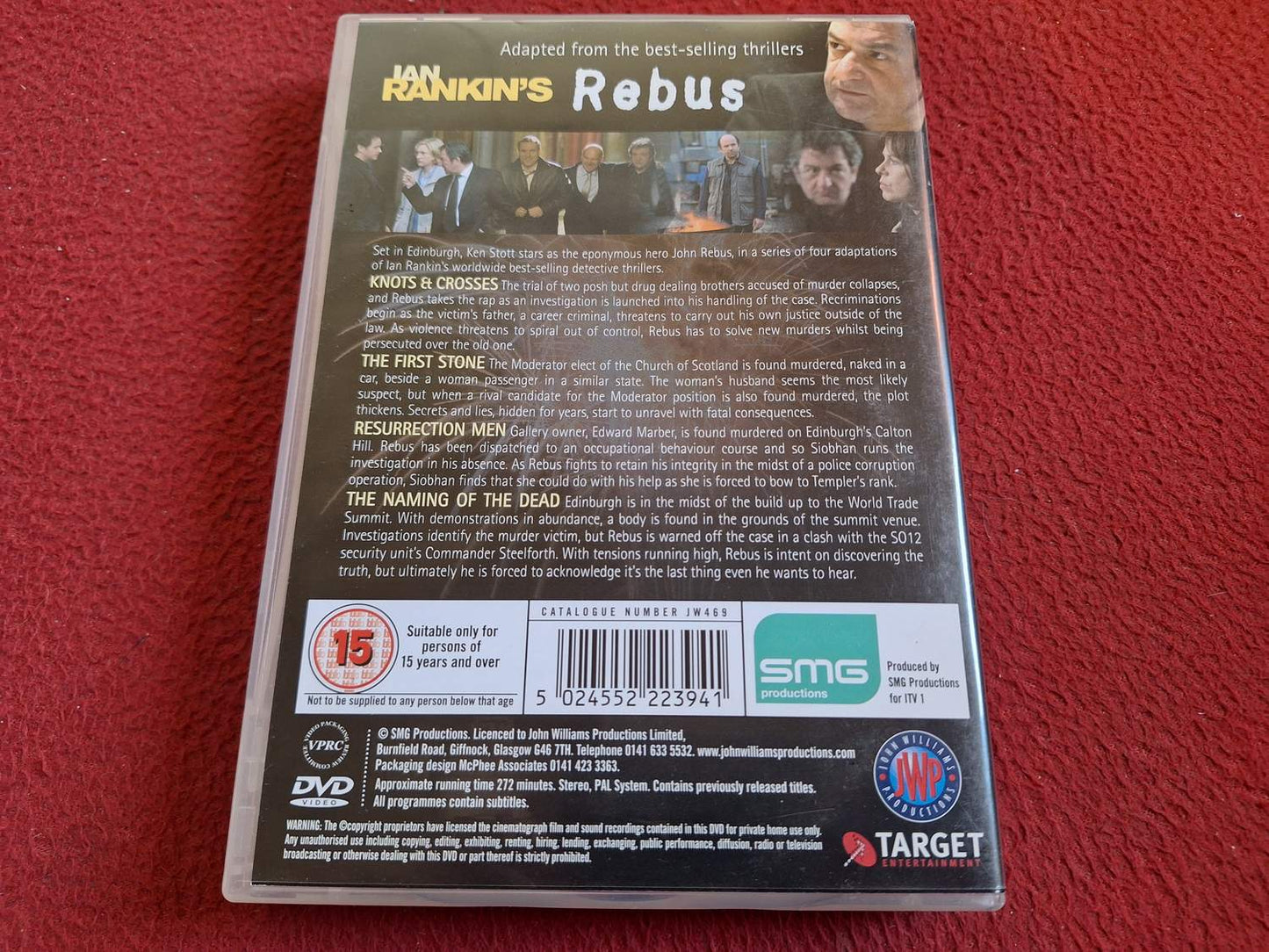 IAN RANKIN'S REBUS KNOTS & CROSSES / RESURRECTION MEN mfl BOX DVD