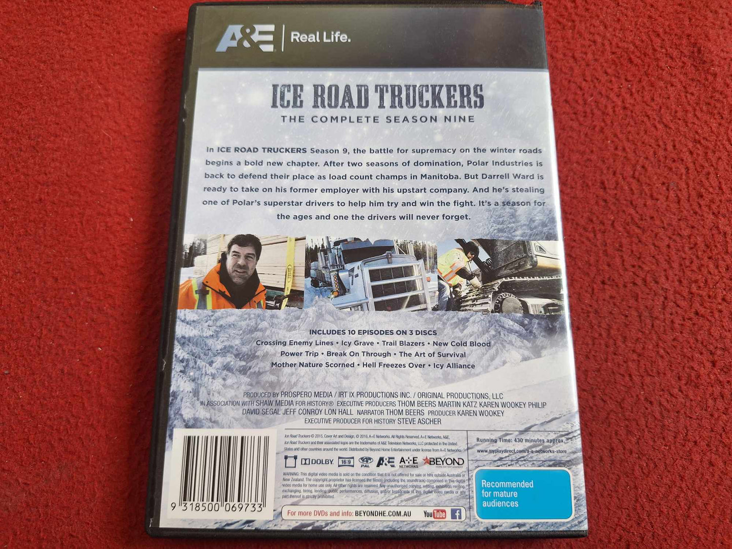 ICE ROAD TRUCKERS SEASON 9 BOX DVD