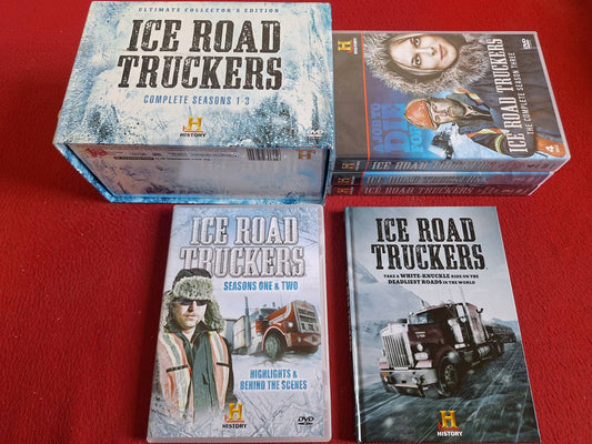 ICE ROAD TRUCKERS SEASONS 1 - 3 + BOK BOX DVD
