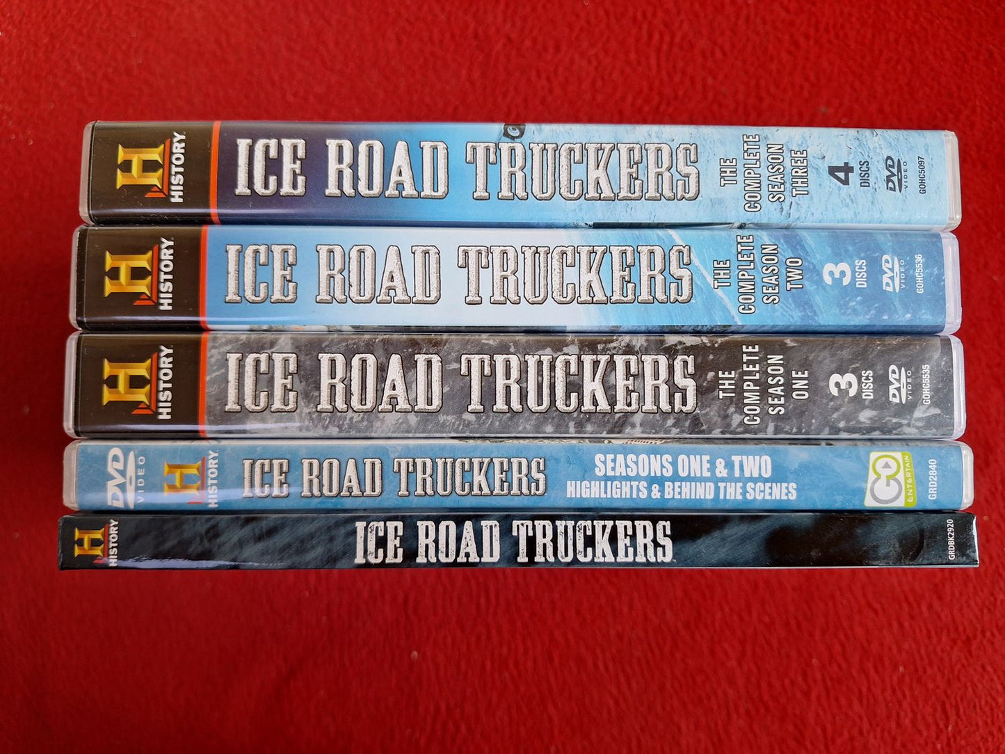 ICE ROAD TRUCKERS SEASONS 1 - 3 + BOK BOX DVD