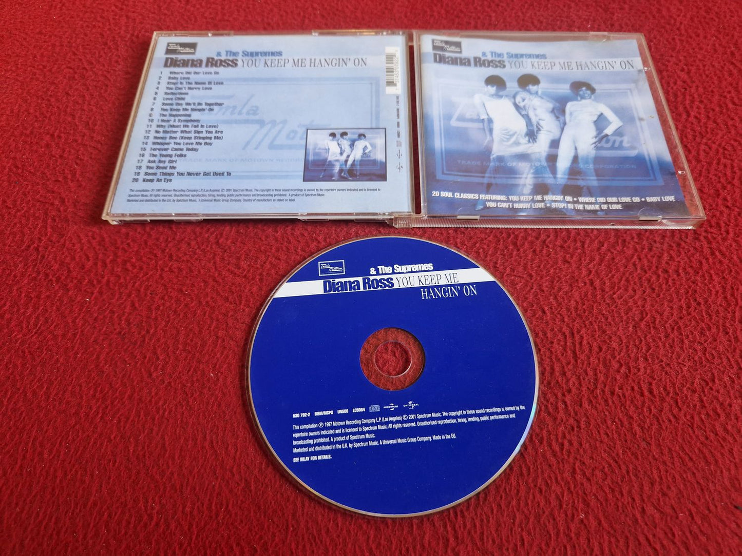 IDANA ROSS & THE SUPREMES YOU KEEP ME HANGIN' ON CD