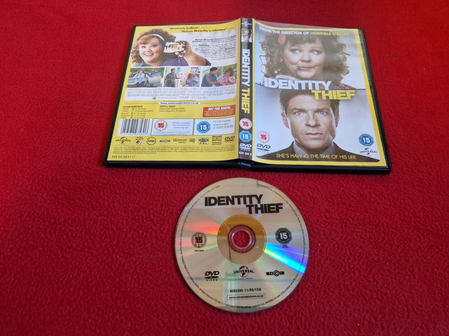 IDENTITY THIEF DVD