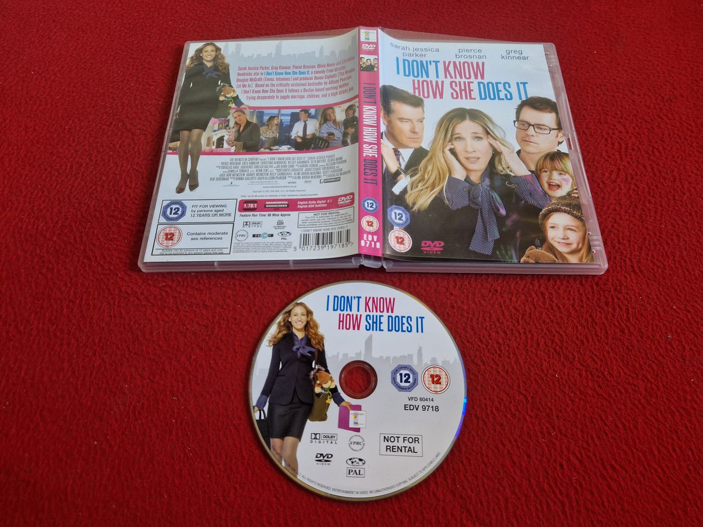 I DON'T KNOW HOW SHE DOES IT DVD