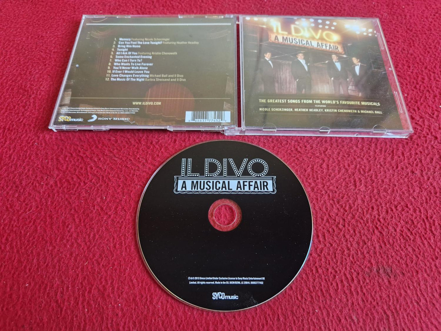 IL DIVO A MUSICAL AFFAIR CD