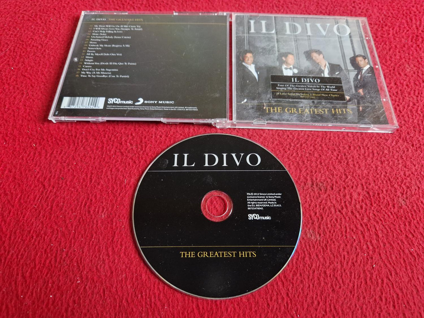 IL DIVO THE GREATEST HITS CD