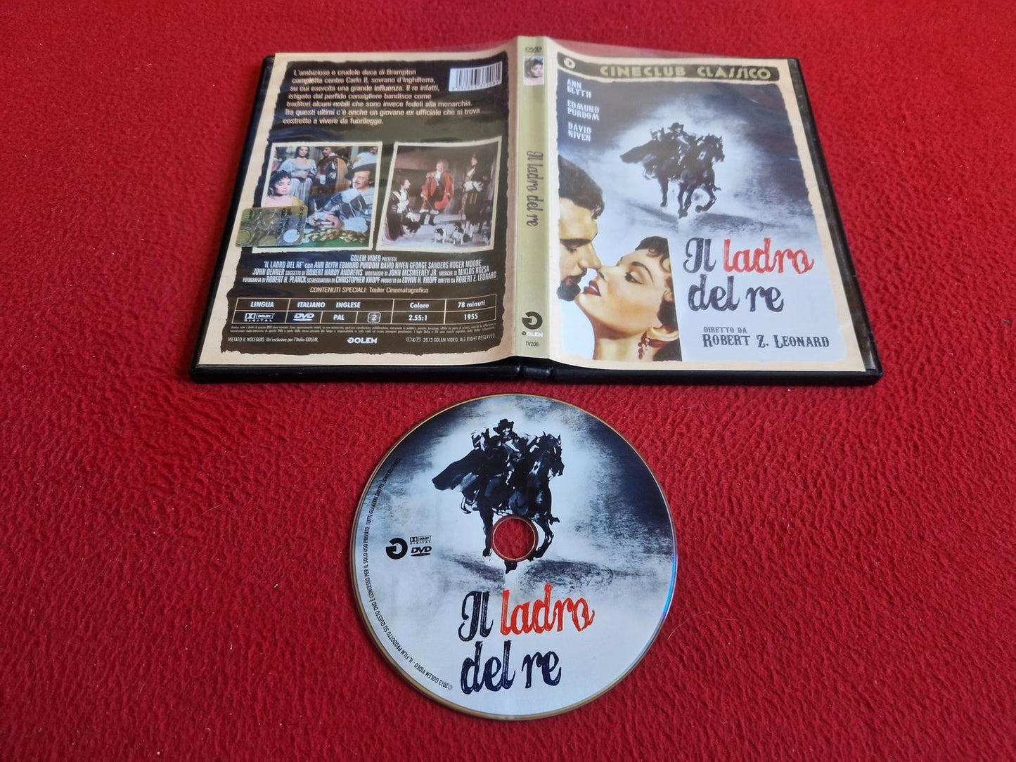 IL LADRO DEL RE (THE KING'S THIEF) [ ENGELSKT ELLER ITALIENSKT TAL ] DVD
