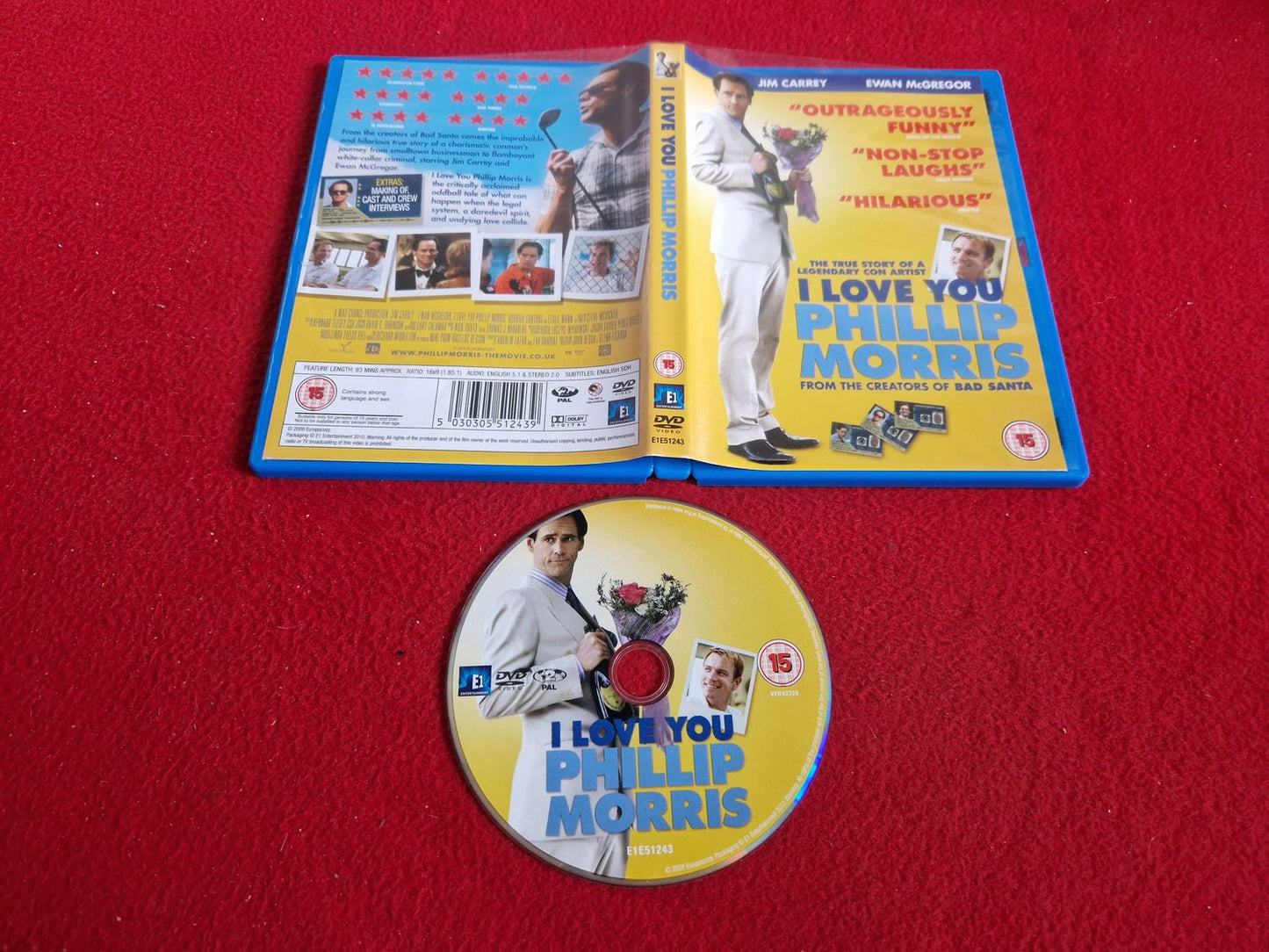 I LOVE YOU PHILLIP MORRIS DVD