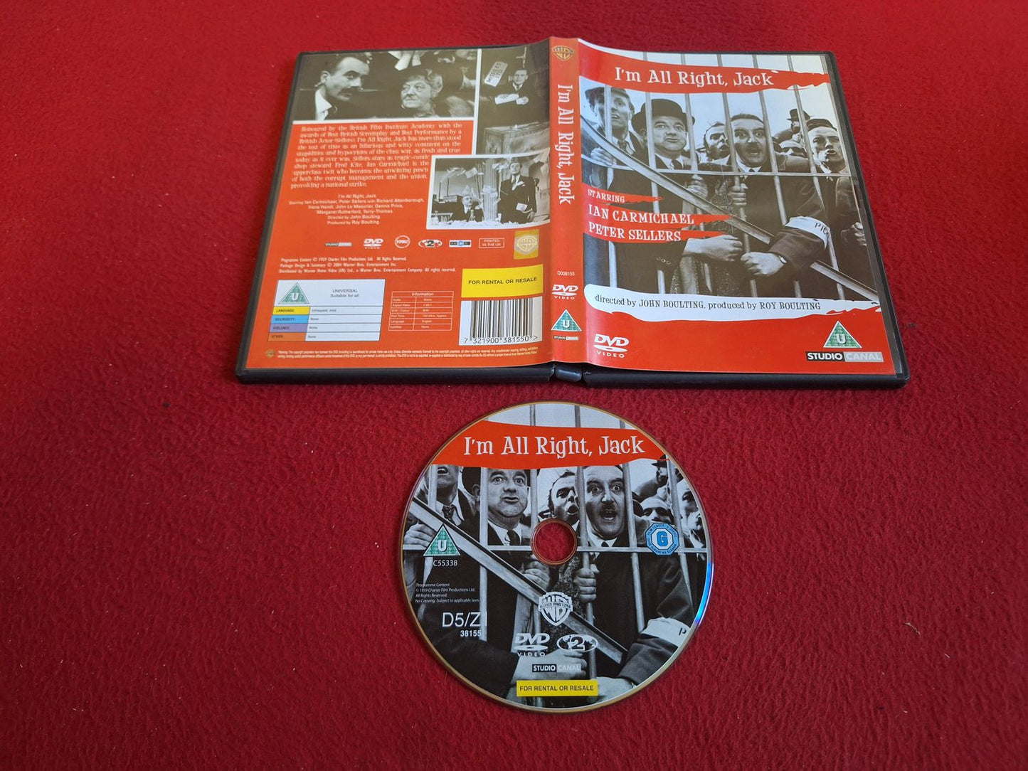 I'M ALL RIGHT JACK DVD