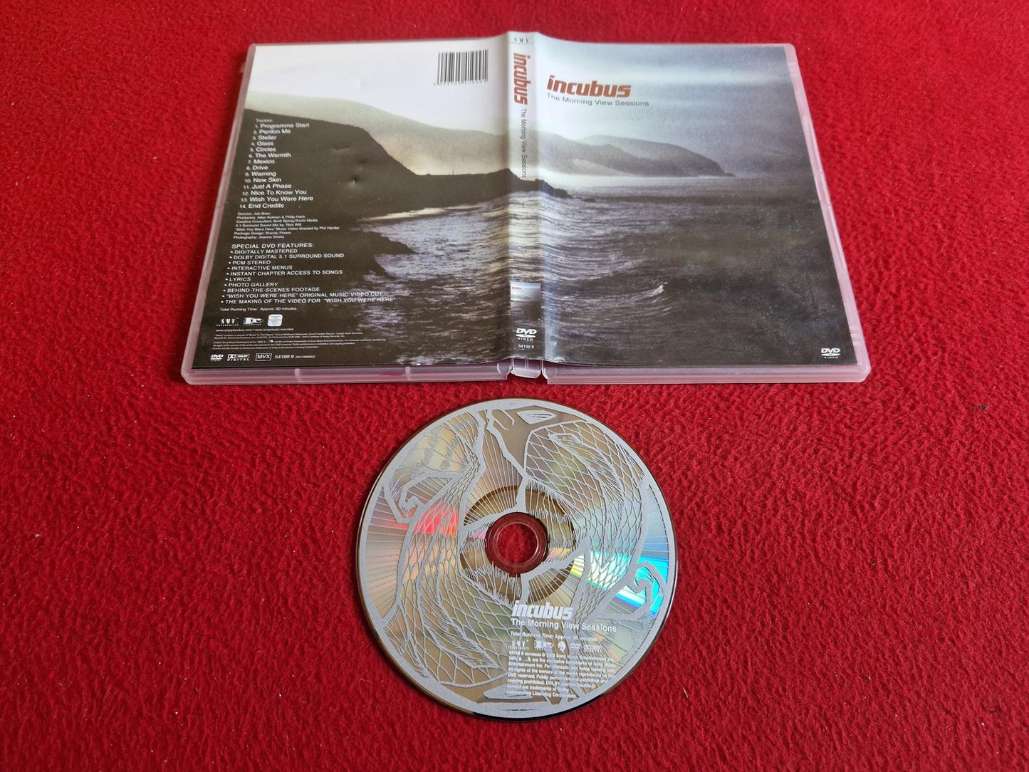 INCUBUS THE MORNING VIEW SESSIONS DVD