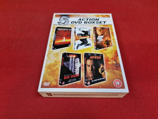 INDEPENDENT DAY / TRANSPORTER / BEHIND ENEMY LINES / DIE HARD / SPEED BOX DVD