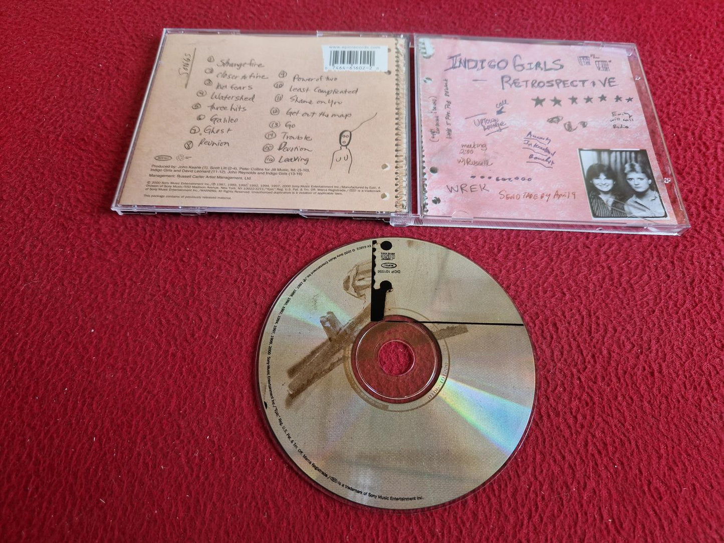 INDIGO GIRLS RETROSPECTIVE CD