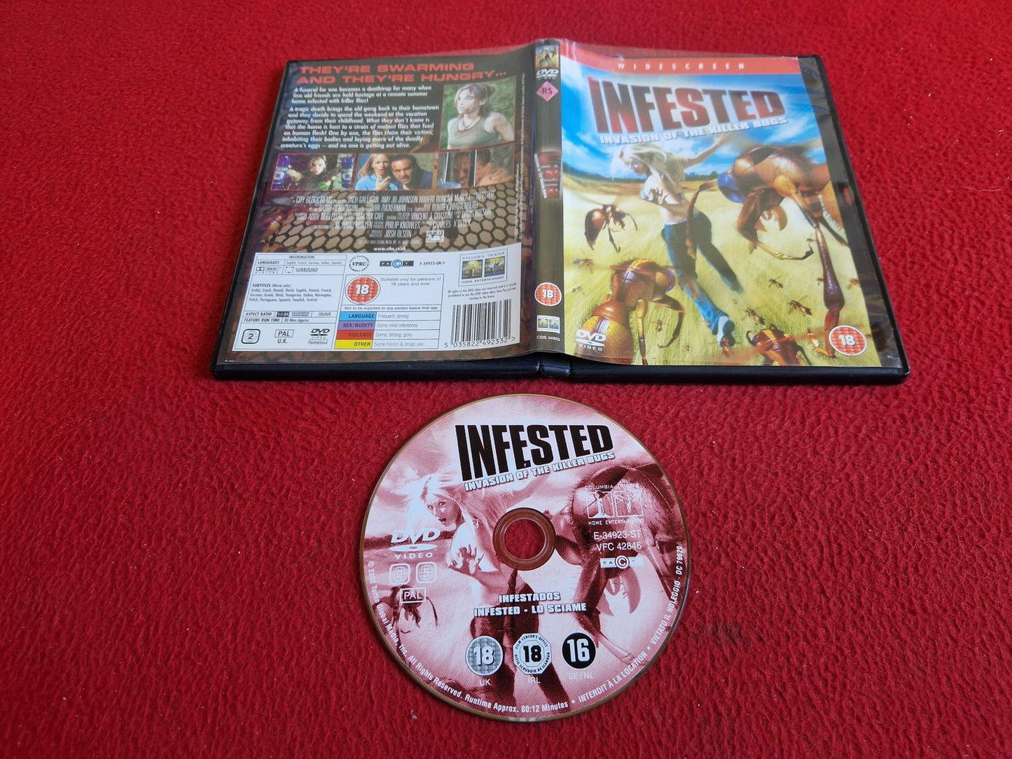 INFESTED INVASION OF THE KILLER BUGS DVD