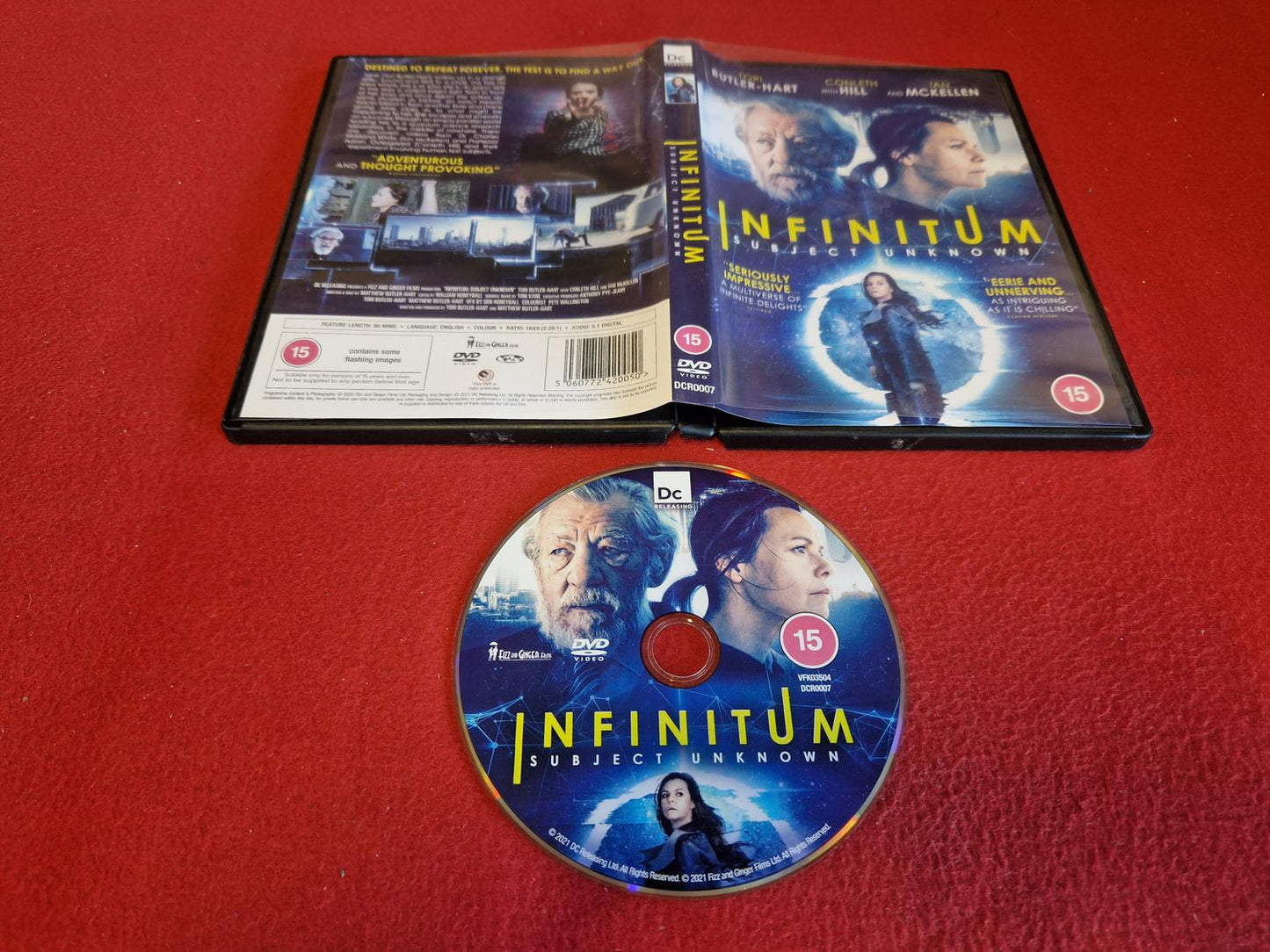 INFINITUM SUBJECT UNKNOWN till DVD