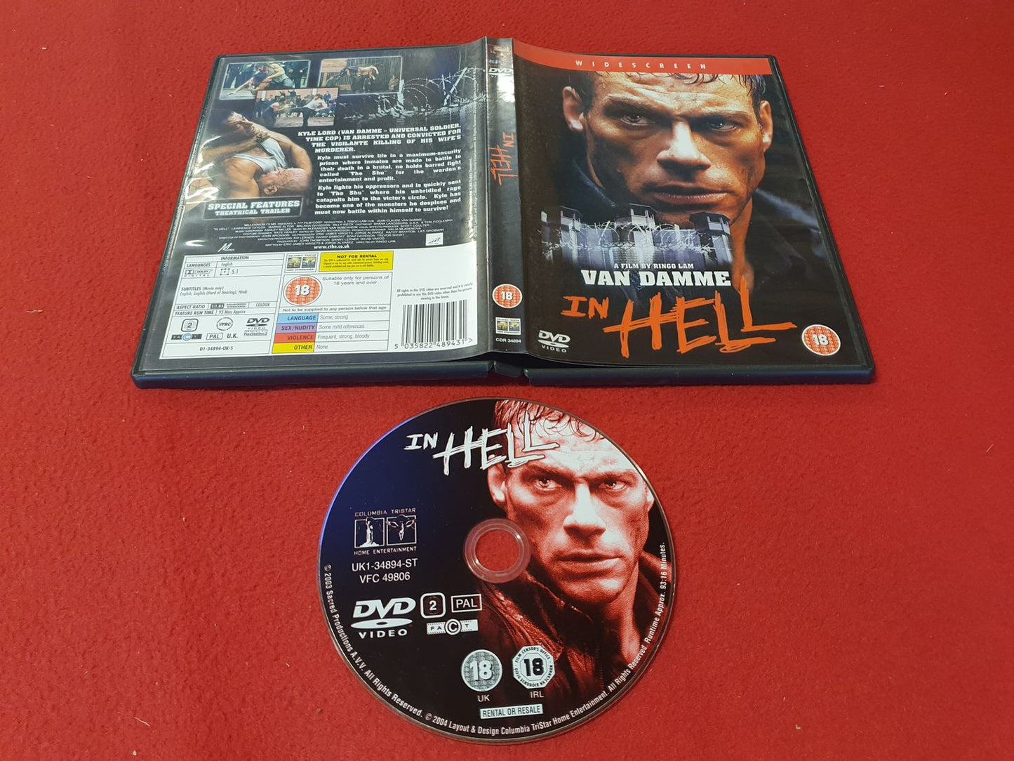 IN HELL [ VAN DAMME ] till DVD