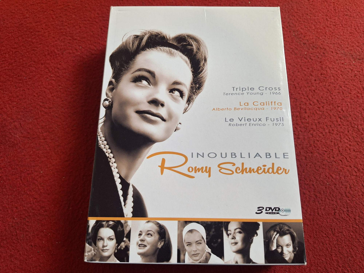 INOUBLIABLE ROMY SCHNEIDER - TRIPLE CROSS mfl [ FRANSKT TAL INGEN TEXT ] BOX DVD