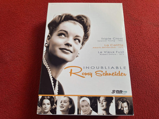 INOUBLIABLE ROMY SCHNEIDER - TRIPLE CROSS mfl [ FRANSKT TAL INGEN TEXT ] BOX DVD