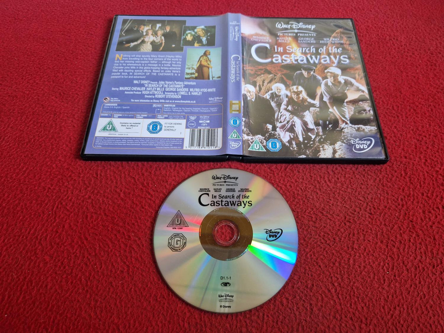 IN SEARCH OF THE CASTAWAYS [ SVENSK TEXT ] DVD