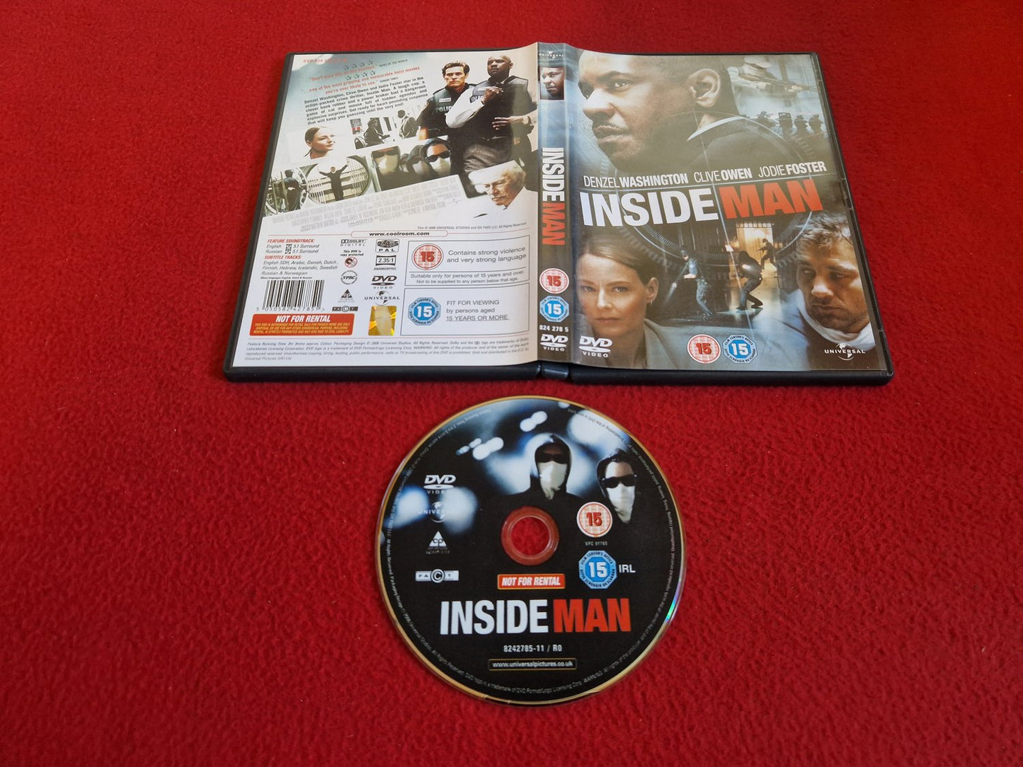 INSIDE MAN DVD