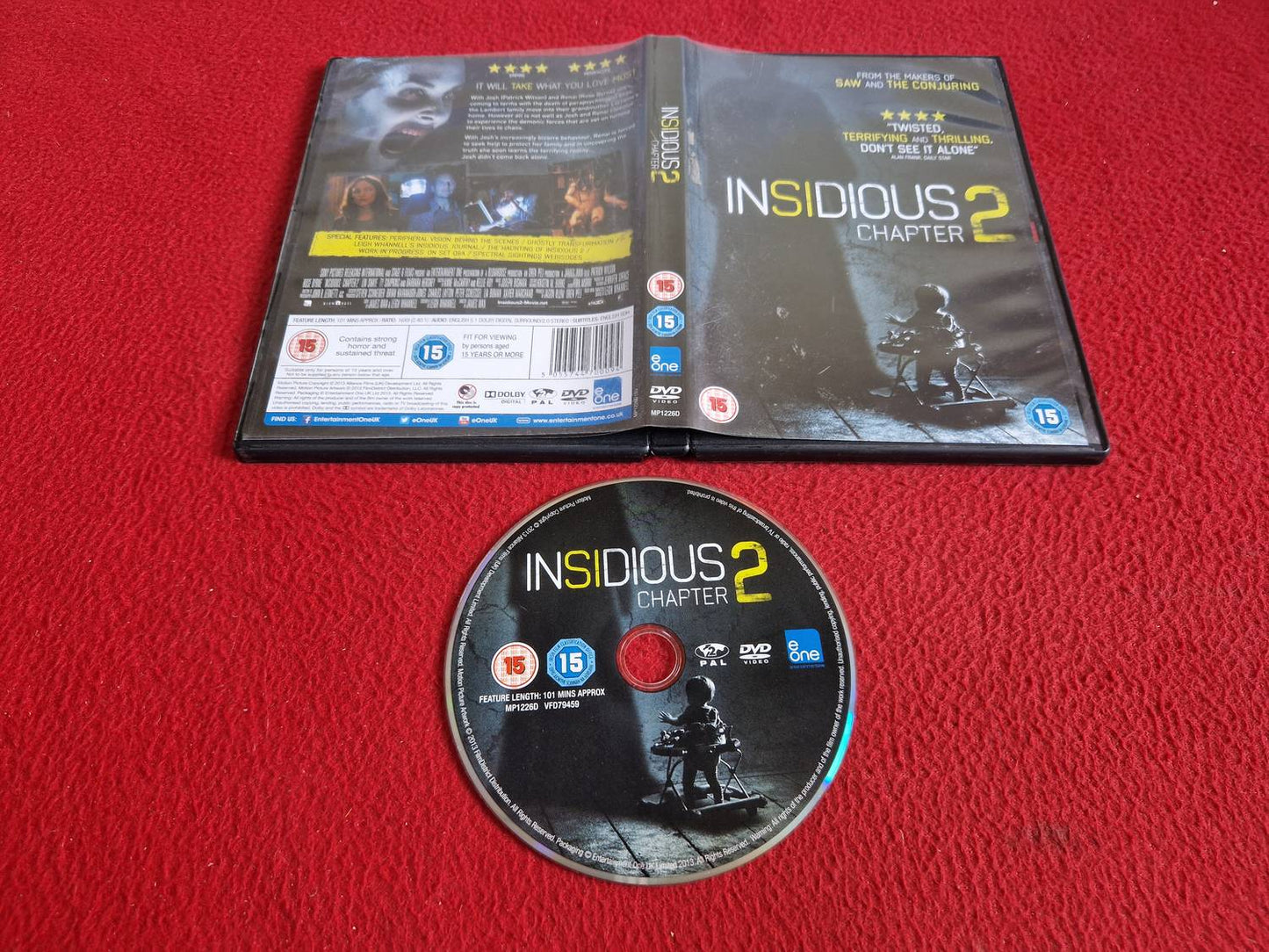 INSIDIOUS 2 DVD