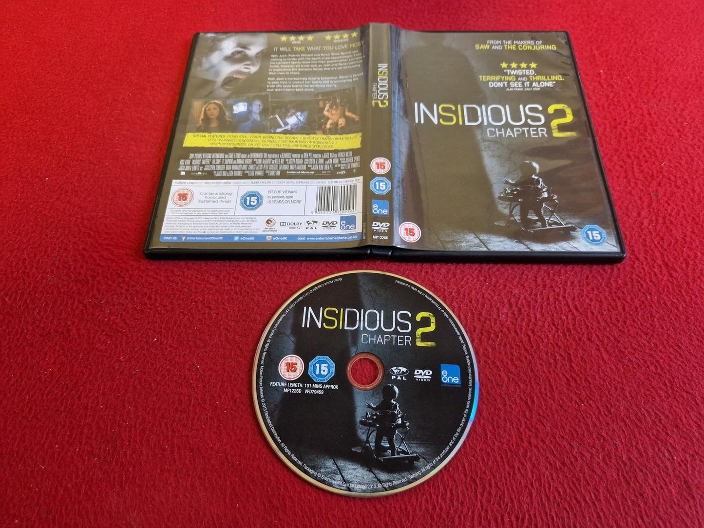 INSIDIOUS CHAPTER 2 DVD