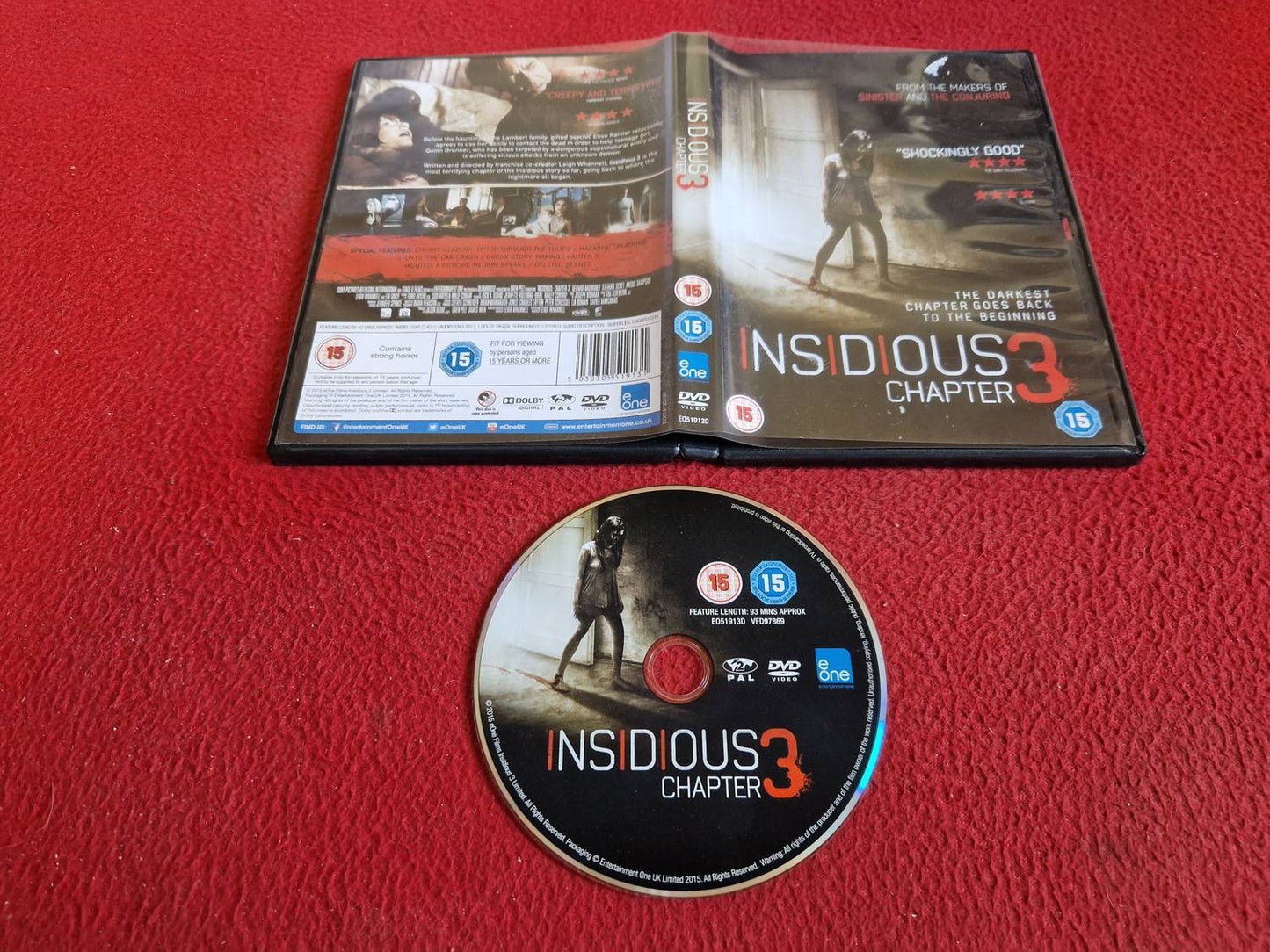 INSIDIOUS CHAPTER 3 DVD
