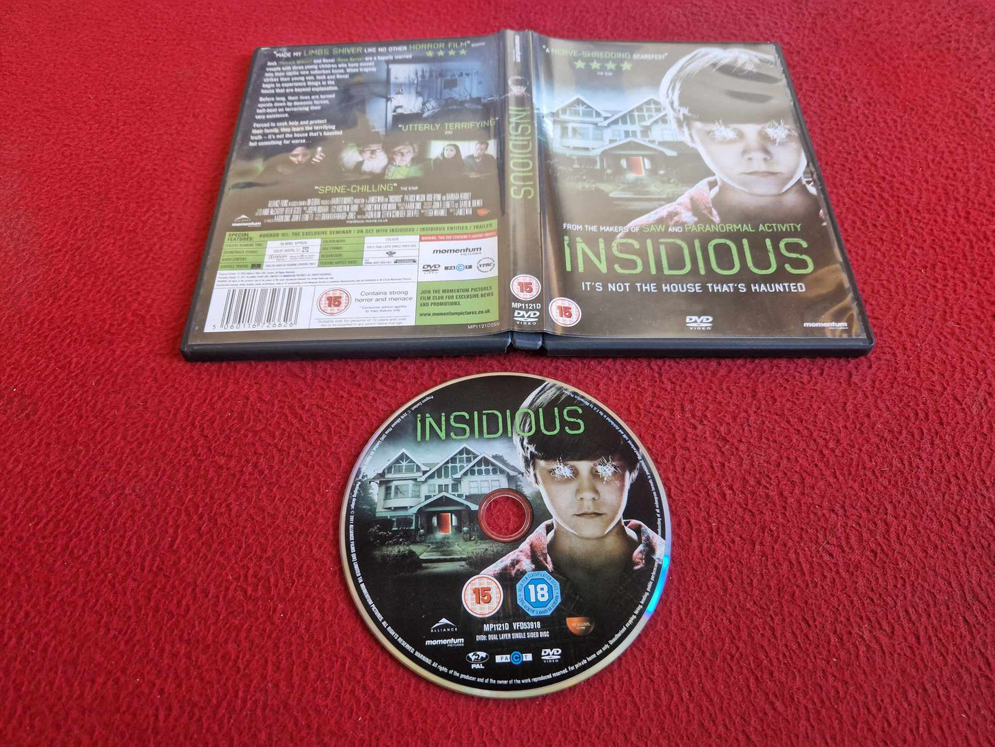 INSIDIOUS [ ENGELSK TEXT ] DVD