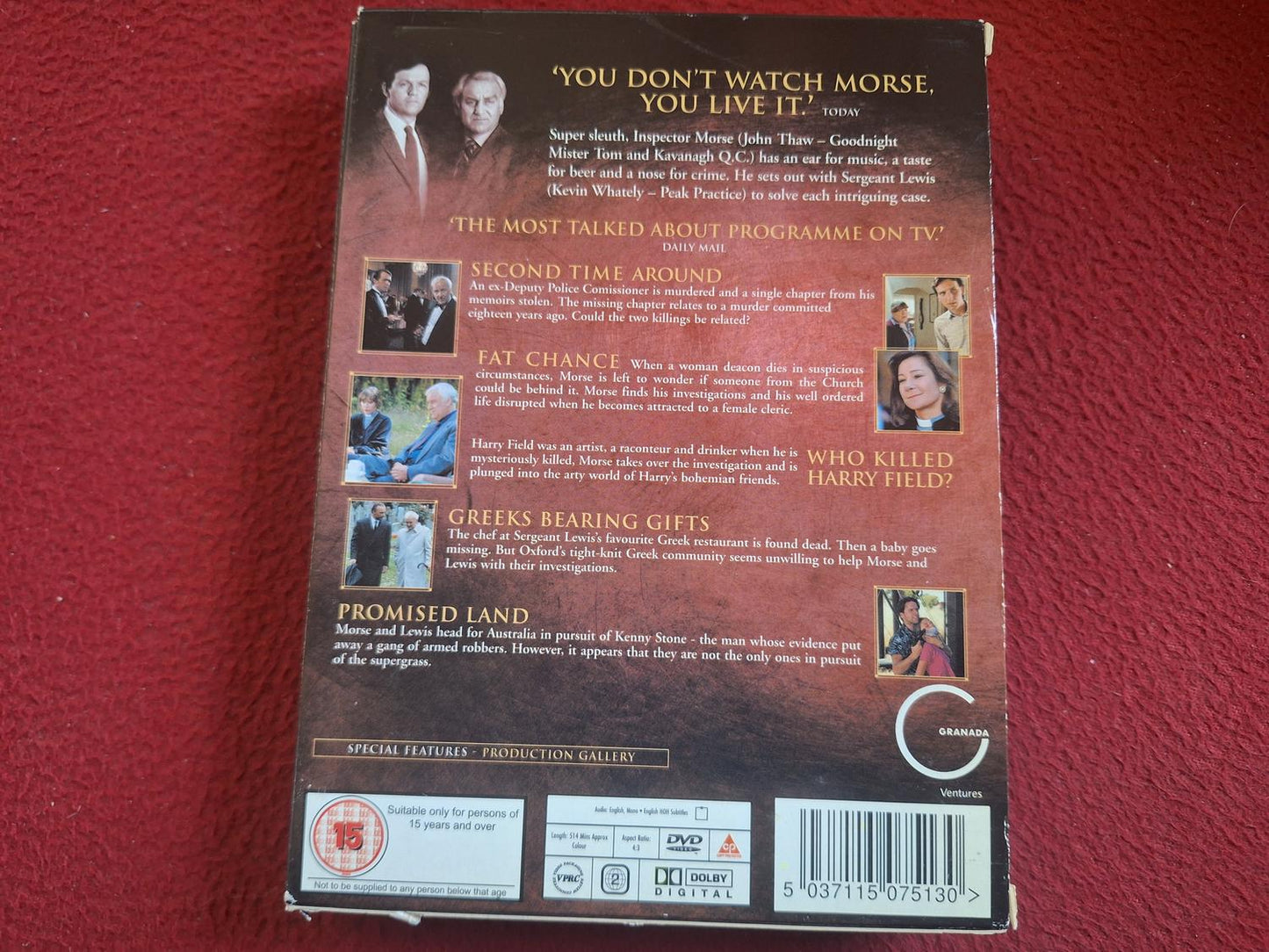 INSPECTOR MORSE SERIES 5 BOX DVD