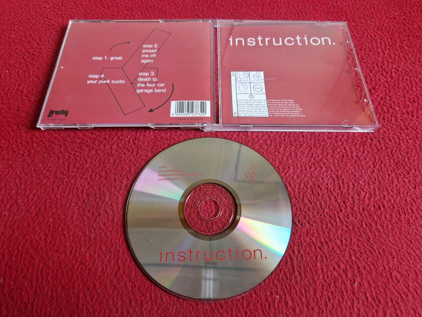 INSTRUCTION THE GREAT EP CD