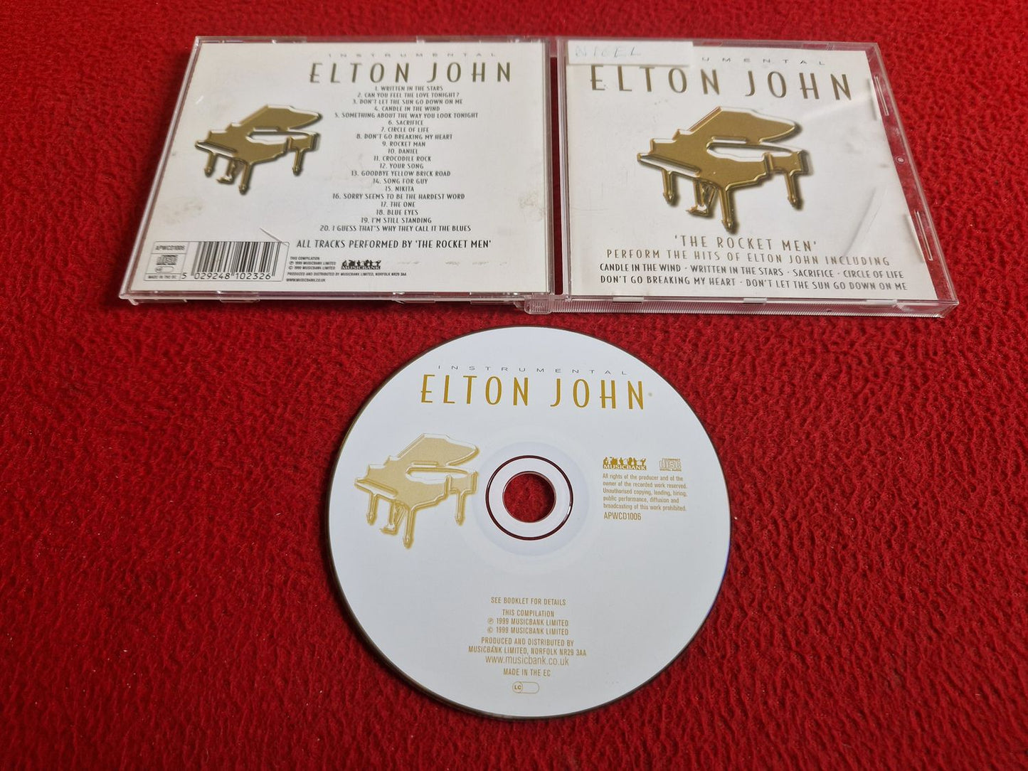 INSTRUMENTAL ELTON JOHN CD