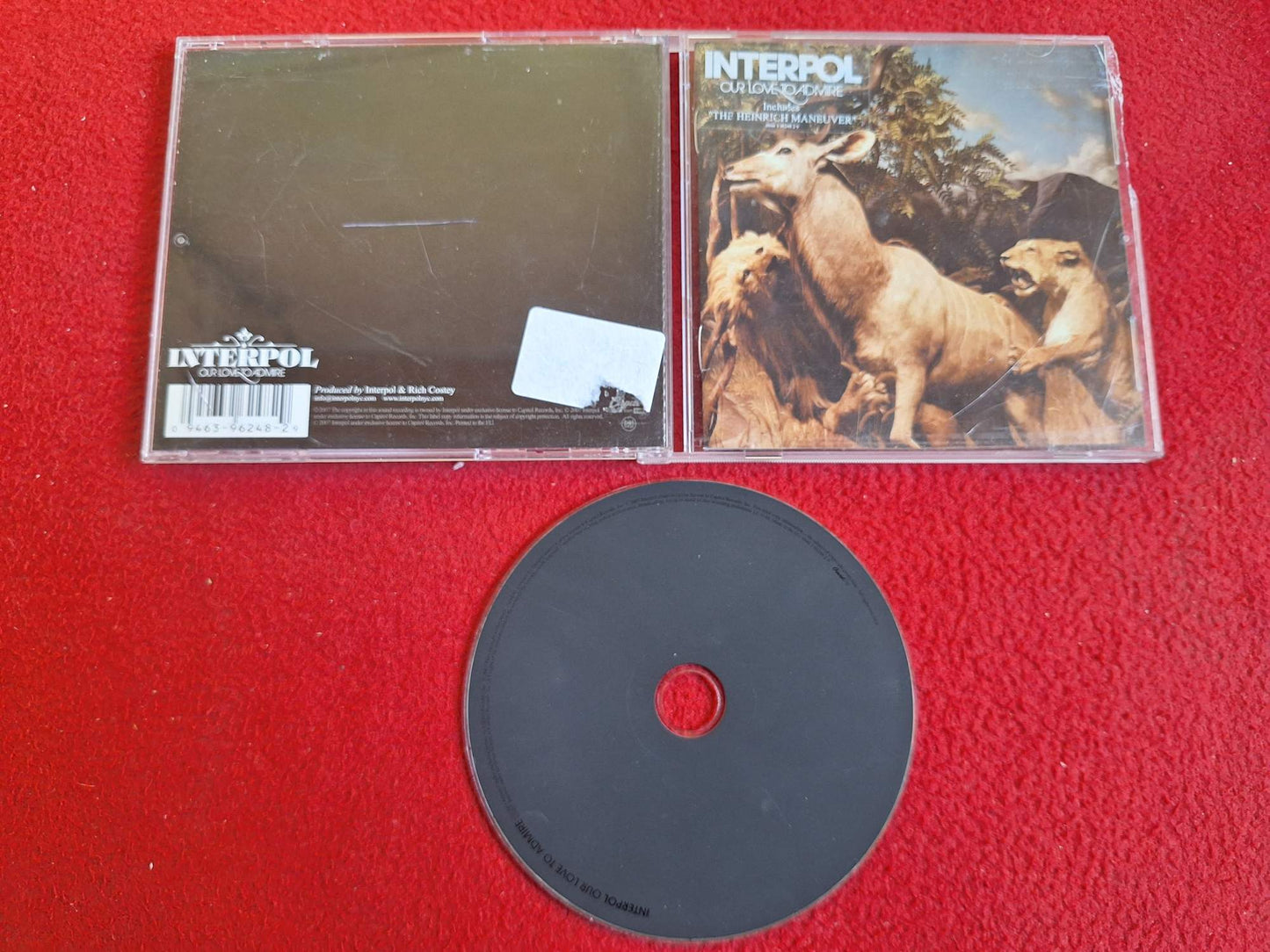 INTERPOL OUR LOVE TO ADMIRE CD