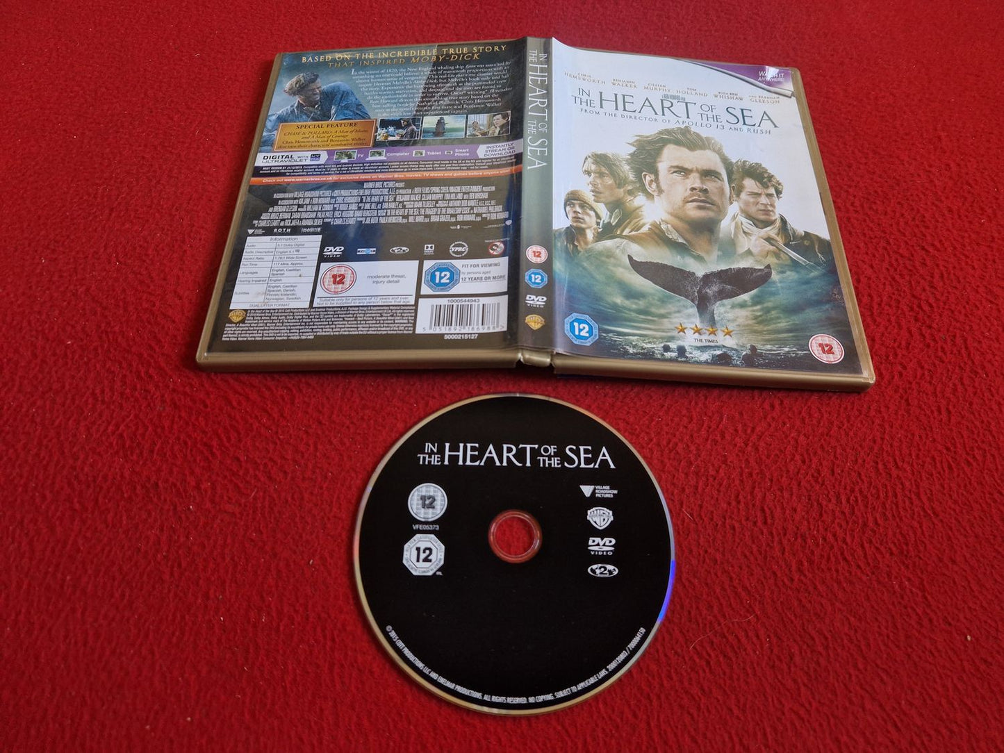 IN THE HEART OF THE SEA [ SVENSK TEXT ] DVD