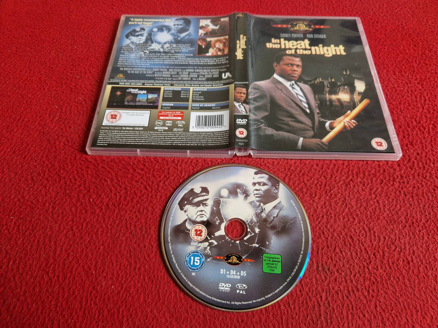 IN THE HEAT OF THE NIGHT DVD