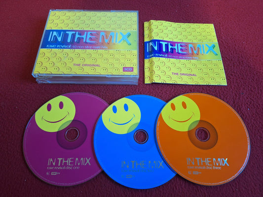 IN THE MIX RAVE REVIVAL 60 NON STOP RAVE HITS CD BOX