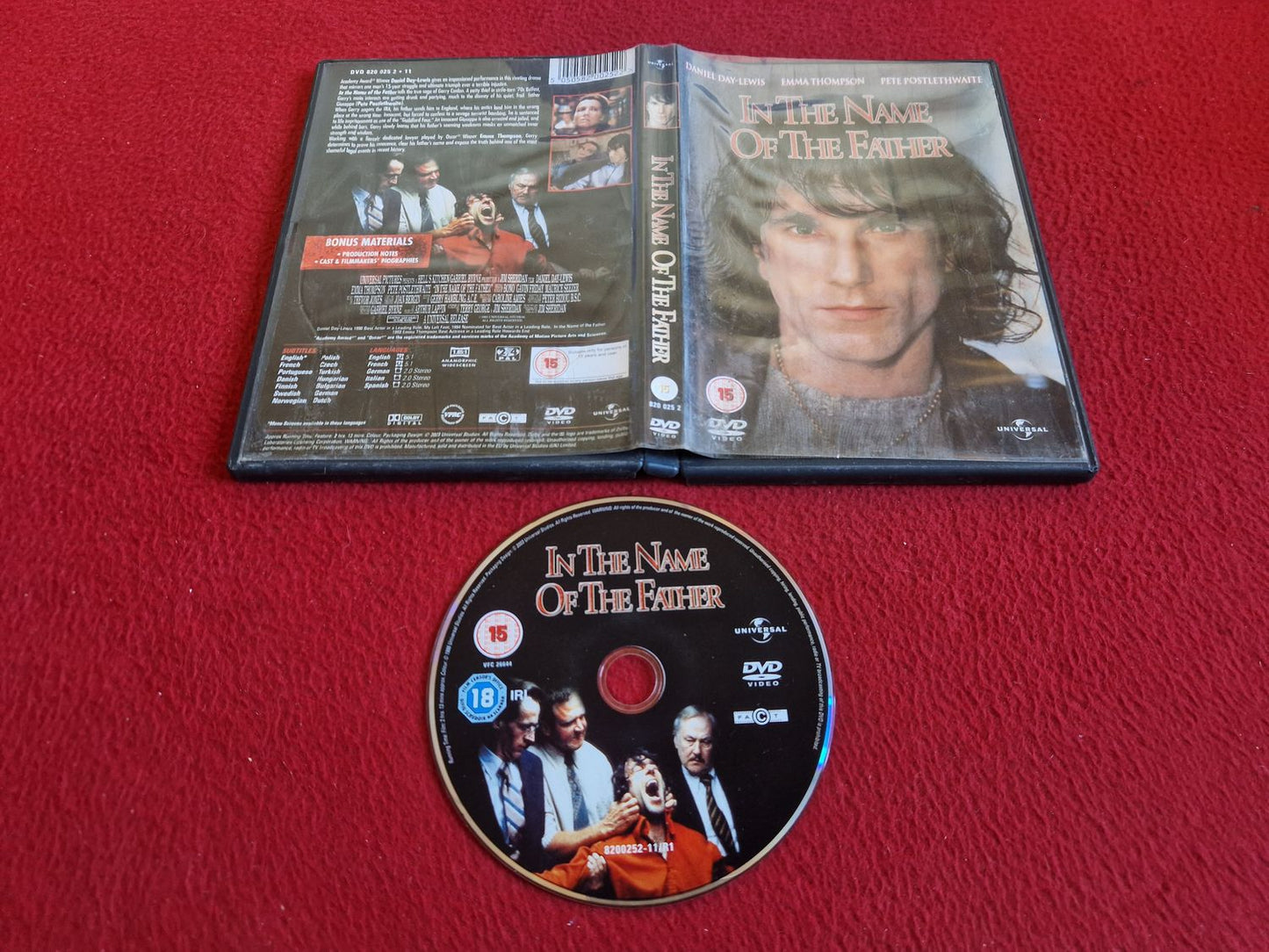 IN THE NAME OF THE FATHER DVD