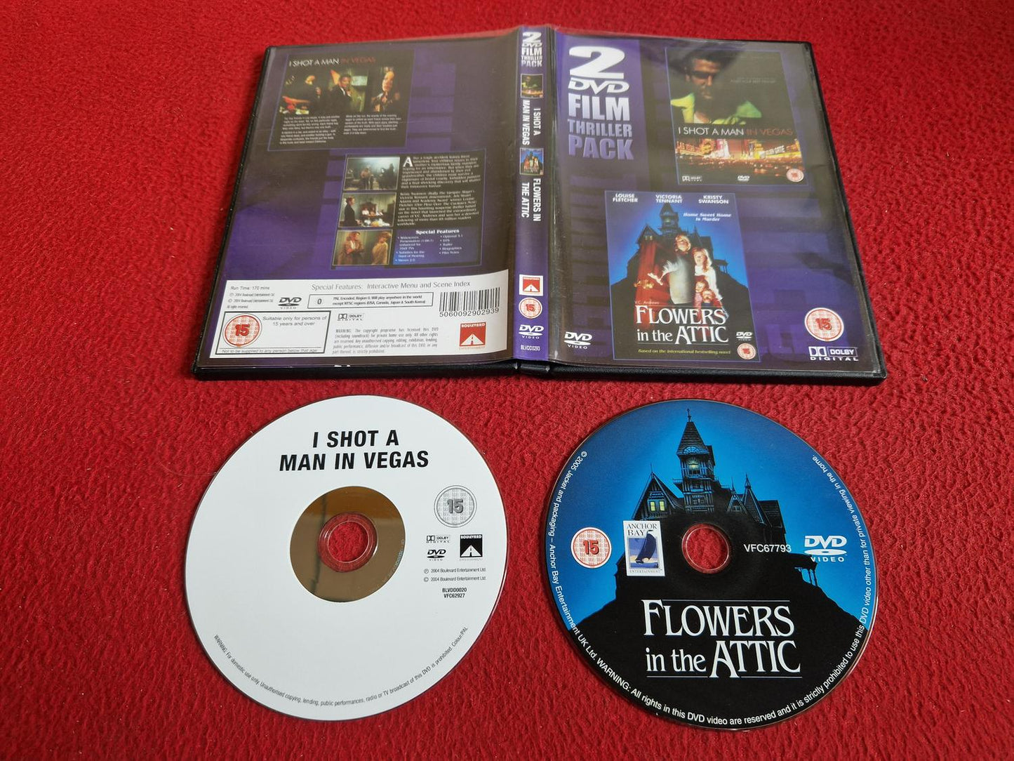 I SHOT A MAN IN VEGAS / FLOWERS IN THE ATTIC DVD
