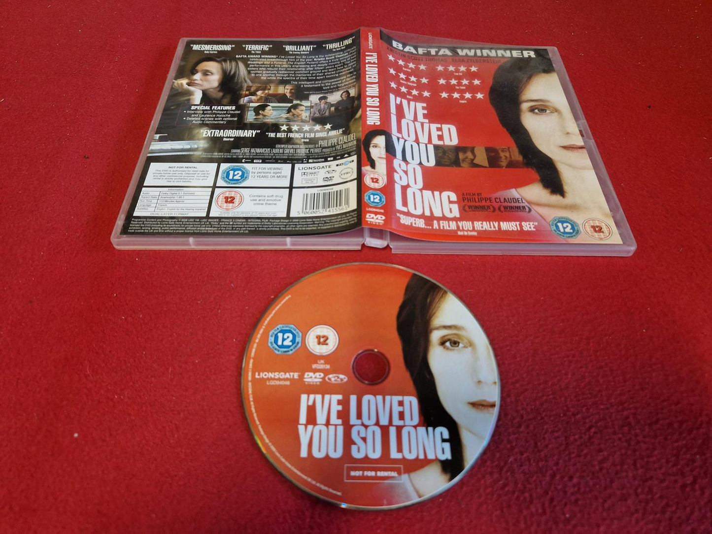 I'VE LOVED YOU SO LONG till DVD