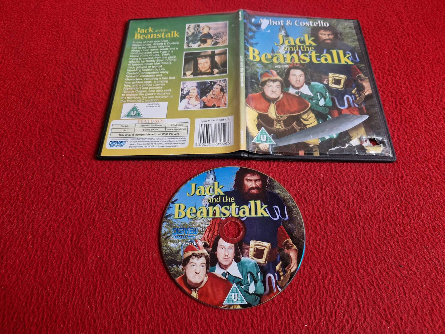 JACK AND THE BEANSTALK [ ABBOT & COSTELLO ] DVD