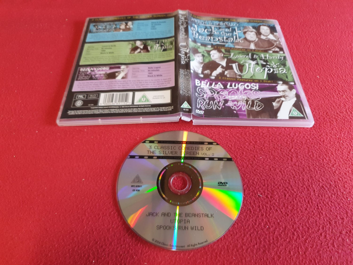 JACK AND THE BEANSTALK / UTOPIA / SPOOKS RUN WILD till DVD