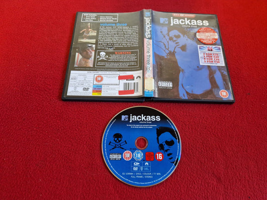JACKASS VOLUME THREE DVD