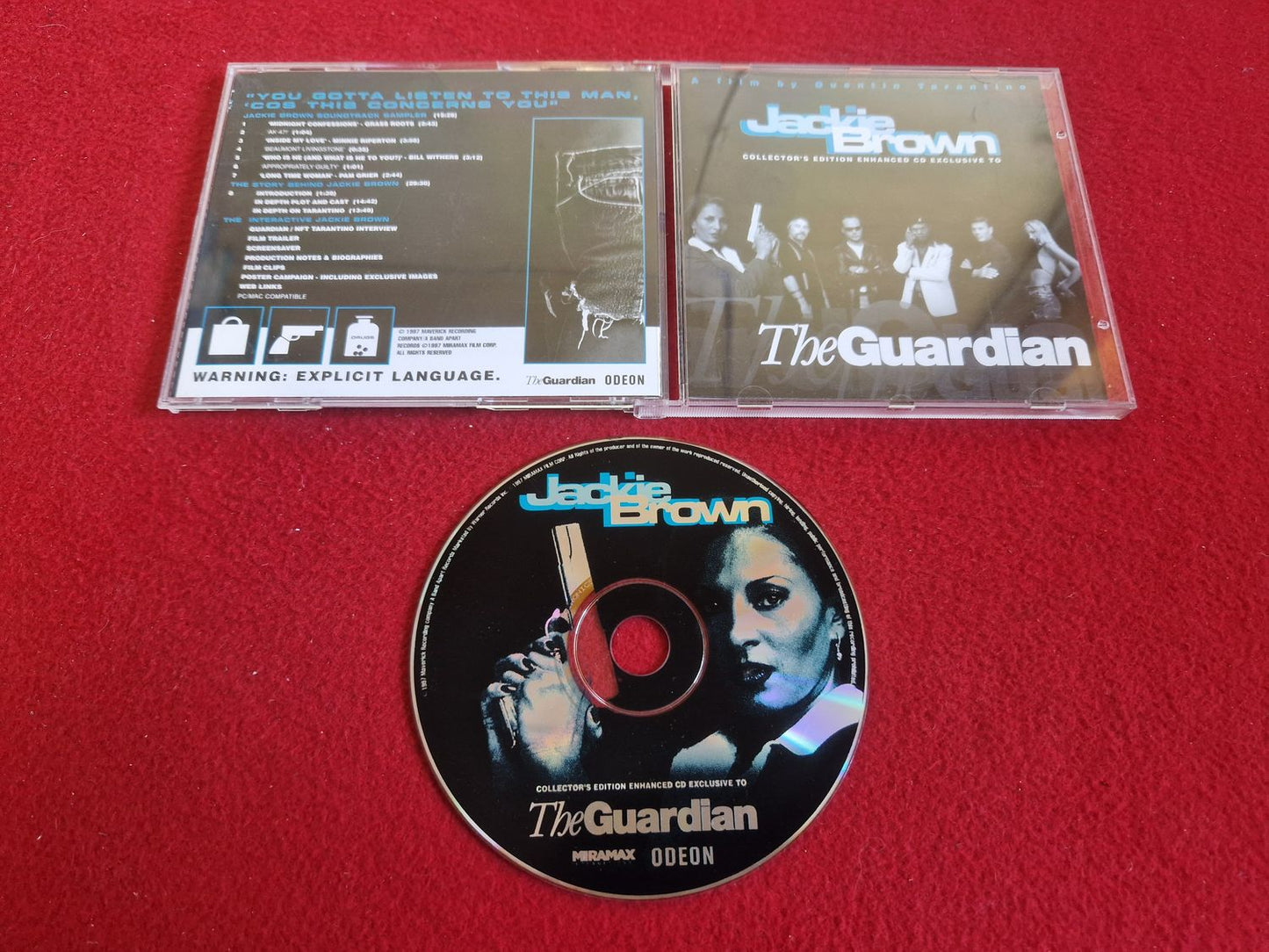JACKIE BROWN THE GUARDIAN till CD