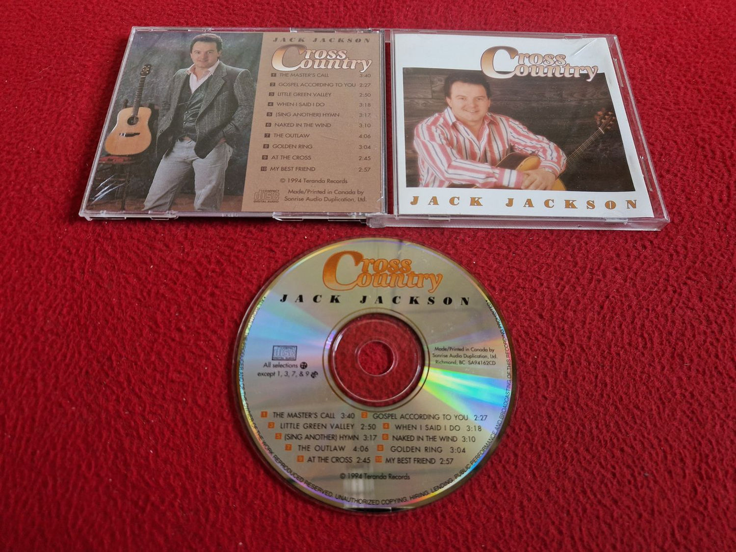 JACK JACKSON CROSS COUNTRY CD