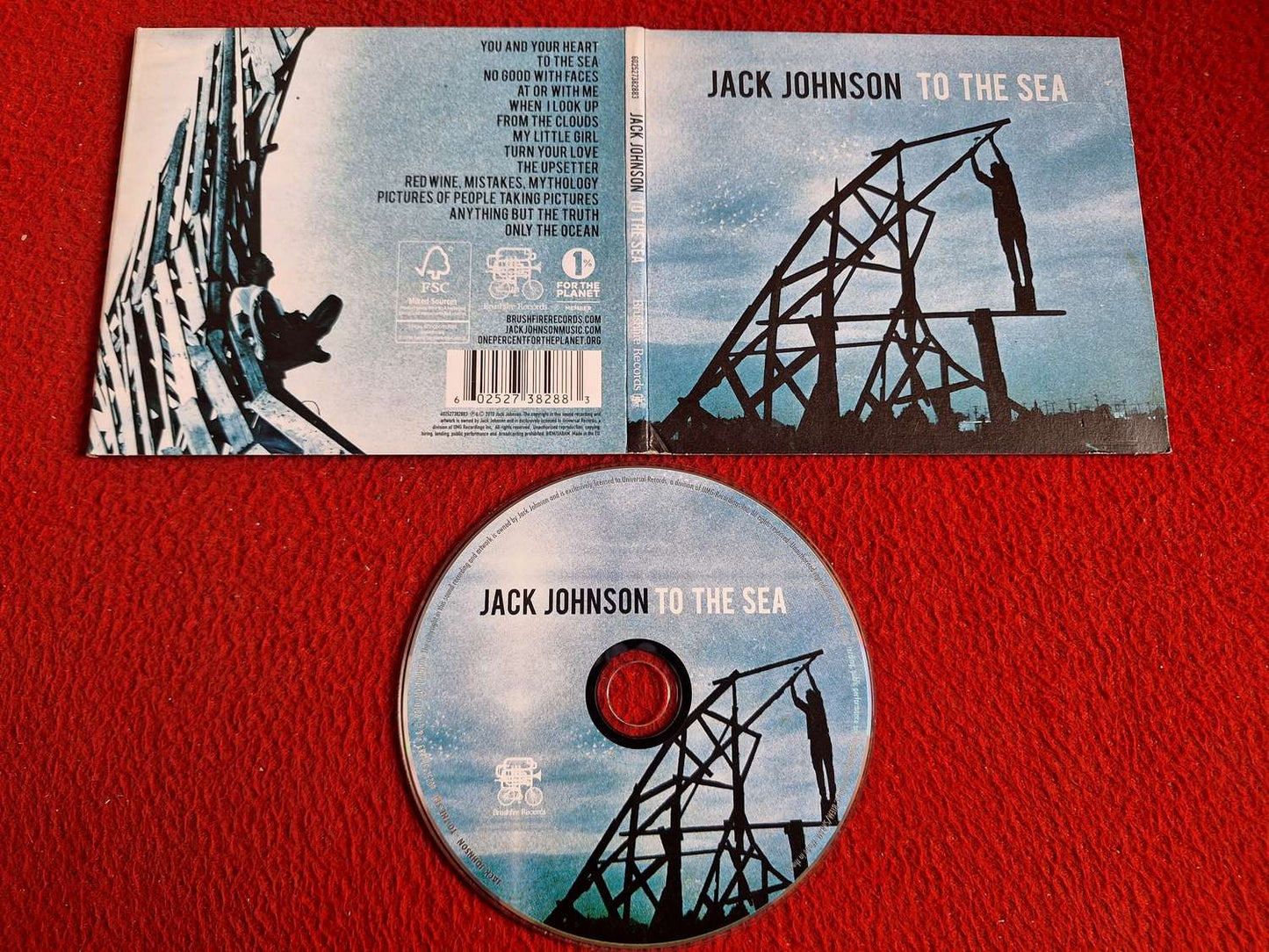 JACK JOHNSON TO THE SEA CD